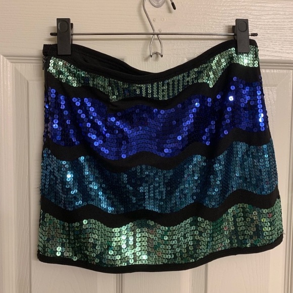 Skirts 2 For 2 Sequin Skirt Mini Skirt Night Out Skirt Short Skirt